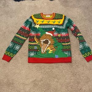 Dinosaur Ugly Christmas Sweater
